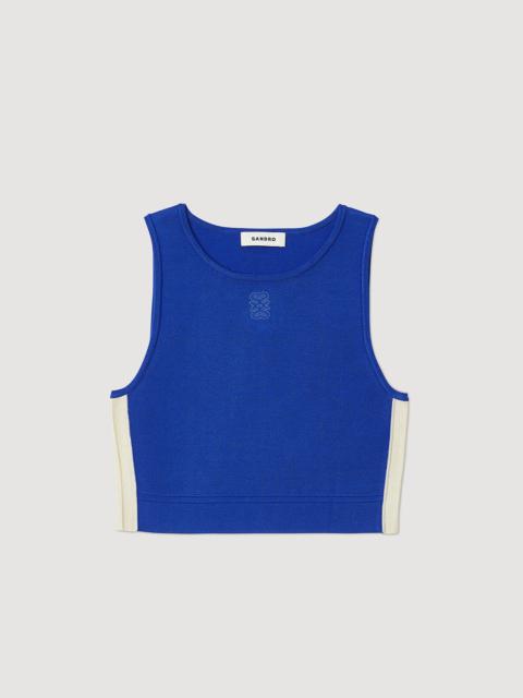 Sandro KNIT CROP TOP