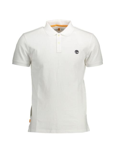 Timberland logo-embroidered polo shirt