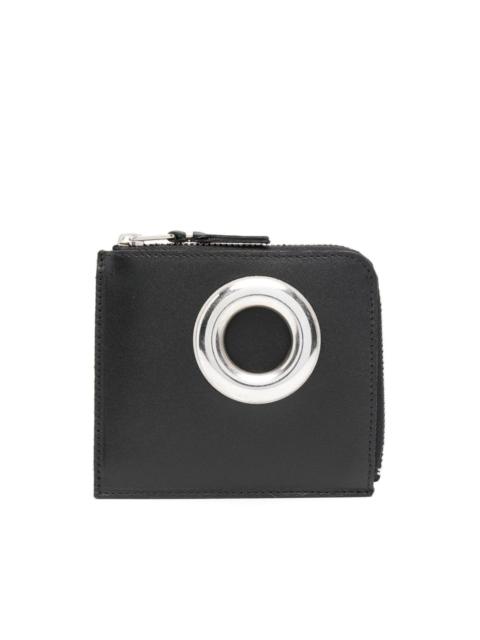 Comme Des Garçons SA3100SE WALLET - SILVER EYELET BLACK
