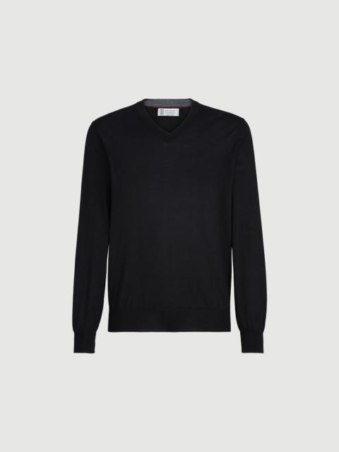 Brunello Cucinelli Cashmere and silk lightweight sweater