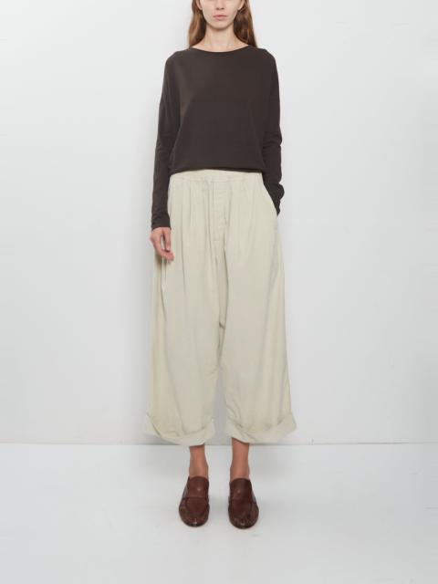 ALBUM DI FAMIGLIA Velvet Bragoni Pant — Oatmeal