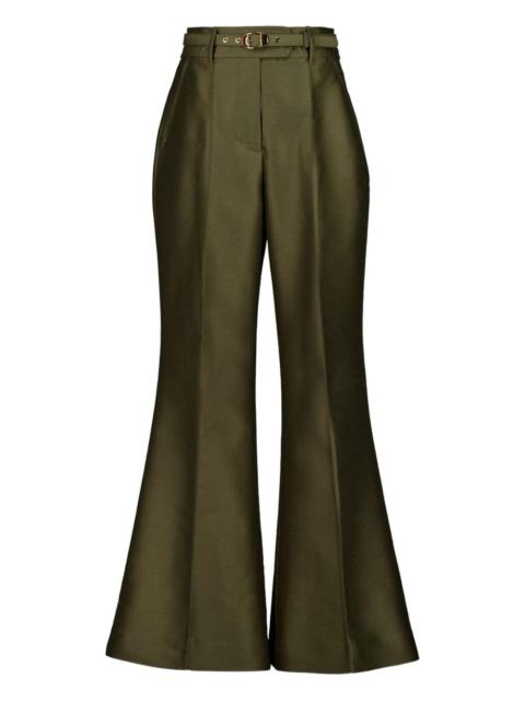 Zimmermann Rebellion structured flare trousers