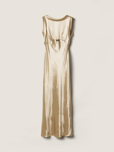 Miu Miu Long satin dress