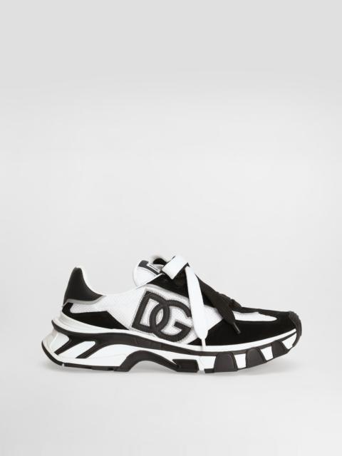Dolce & Gabbana DG country road nylon and leather sneakers