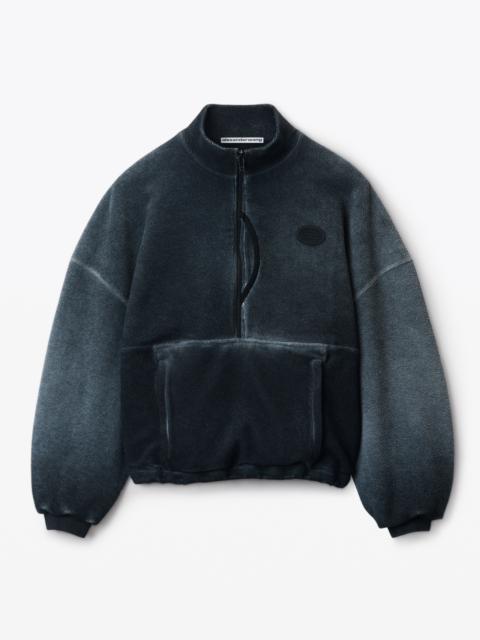 Alexander Wang half-zip hoodie in cotton