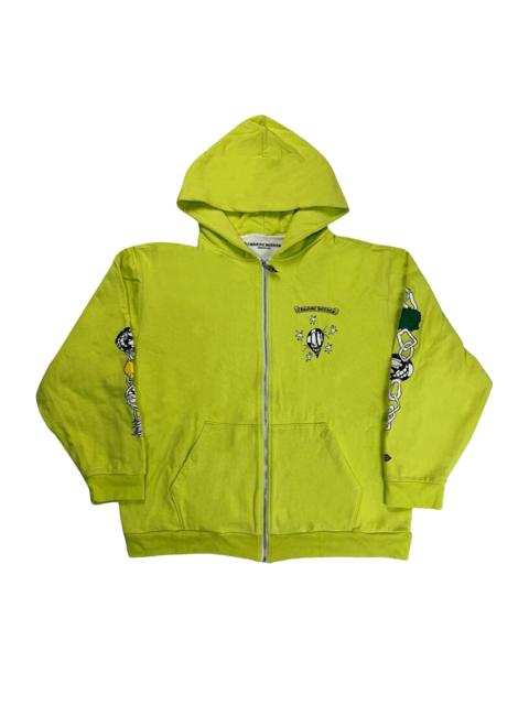 Chrome Hearts Chrome Hearts Matty Boy Link Zip Up Hoodie 'Lime Green'