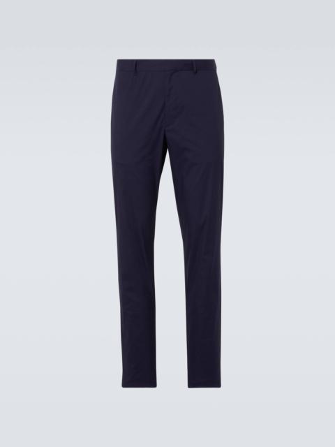 Prada Cotton-blend poplin straight pants