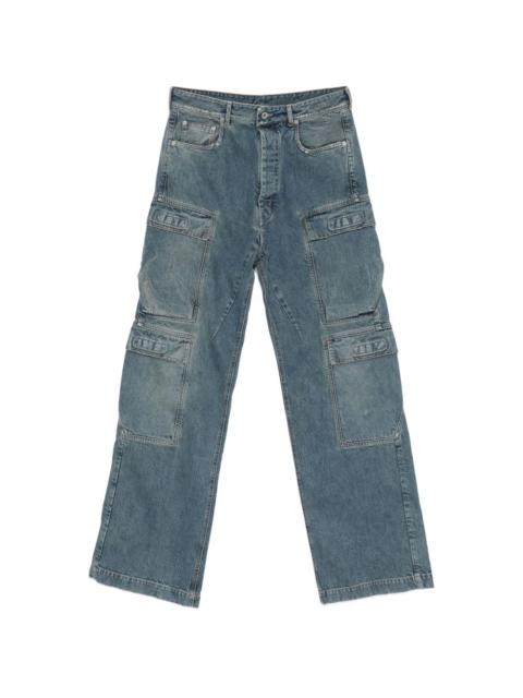 Rick Owens DRKSHDW distressed cargo jeans