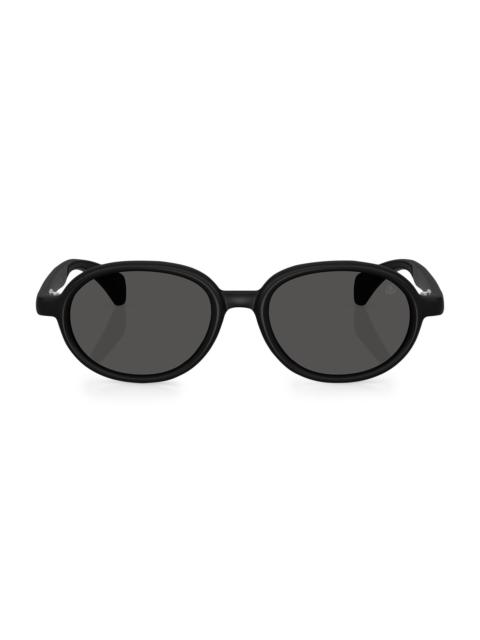 Moncler ME8006 Caprice Oval-Frame Injected Sunglasses