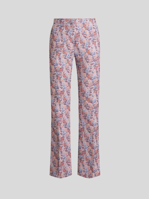 Etro FLORAL STRETCH TROUSERS