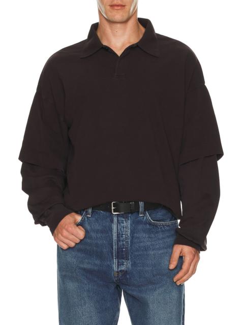 AGOLDE Curren Doublesleeve Polo