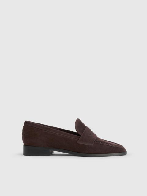 ATP ATELIER Airola Walnut Suede Loafers