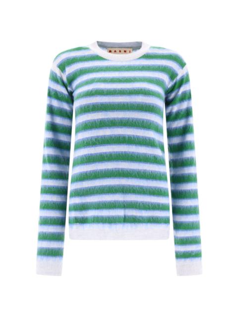 striped wool sweatshirt