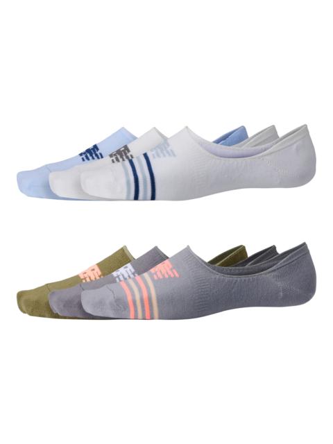 New Balance Ultra Low No Show Socks 6 Pack