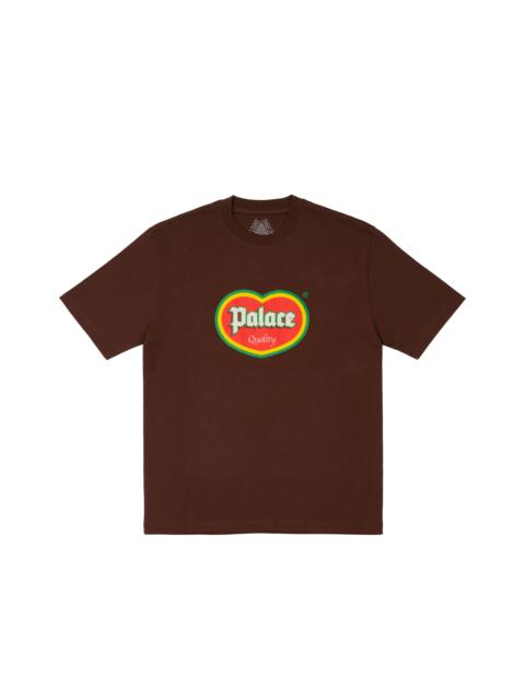 PALACE PALACE QUALITY T-SHIRT NICE BROWN