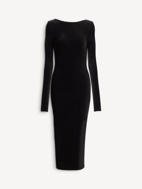 Balmain Long velvet dress