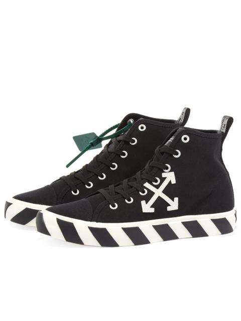 Off-White Off-White Mid Top Vulcanised Canvas Sneaker