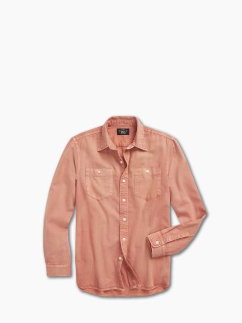 GARMENT-DYED TWILL WORKSHIRT SERVICE RED