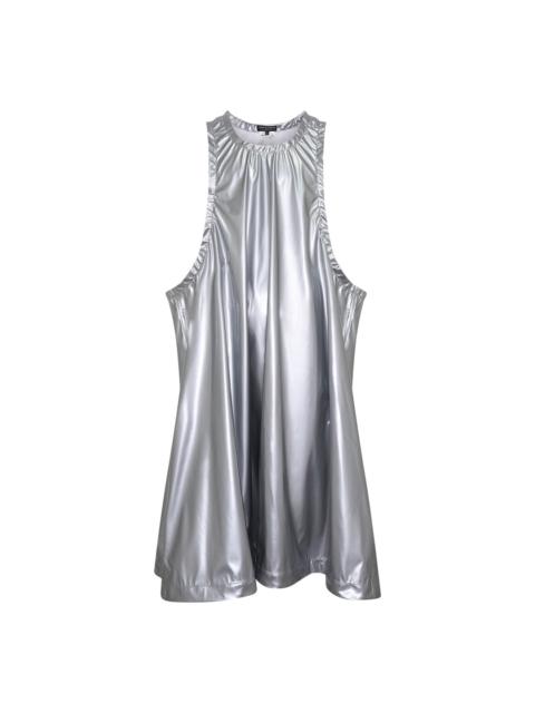 Comme des Garçons Homme Plus Metallic Enamel Halter Dress