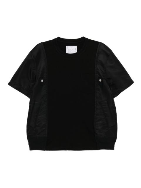 sacai cotton-blended T-shirt