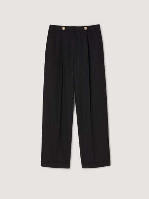 Sandro STRAIGHT-LEG TROUSERS