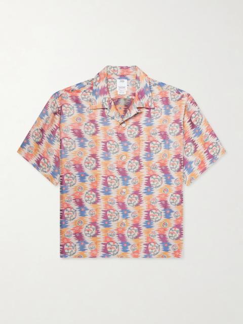 visvim Crosby Camp-Collar Silk and Cotton-Blend Jacquard Shirt