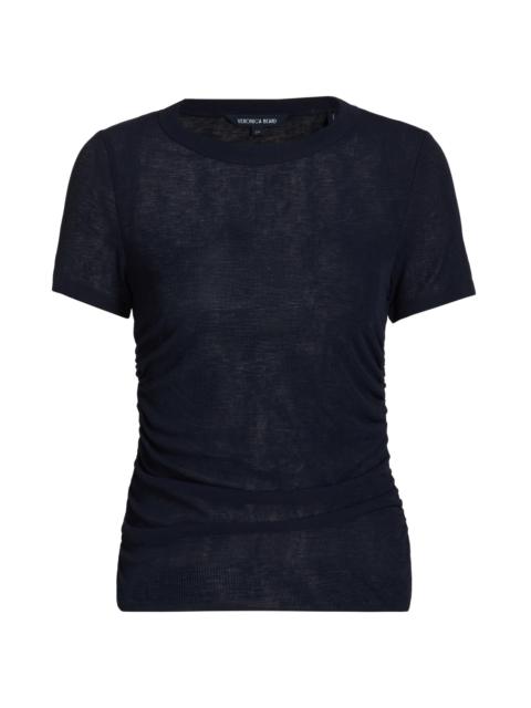 VERONICA BEARD Women's Remus Slub T-Shirt - Navy
