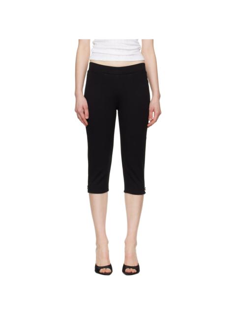 GUIZIO Black Caria Capri Leggings