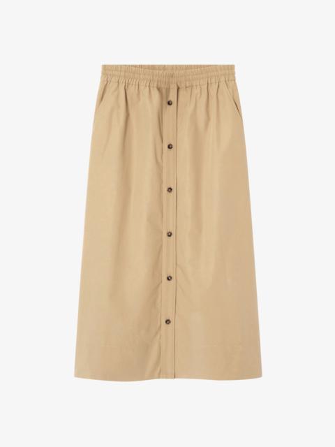 A.P.C. LONG ORGANIC COTTON SKIRT