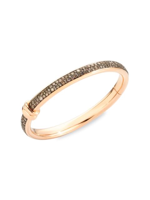 Pomellato Women's Iconica 18K Rose Gold & 3.60 TCW Diamond Bangle - Diamond