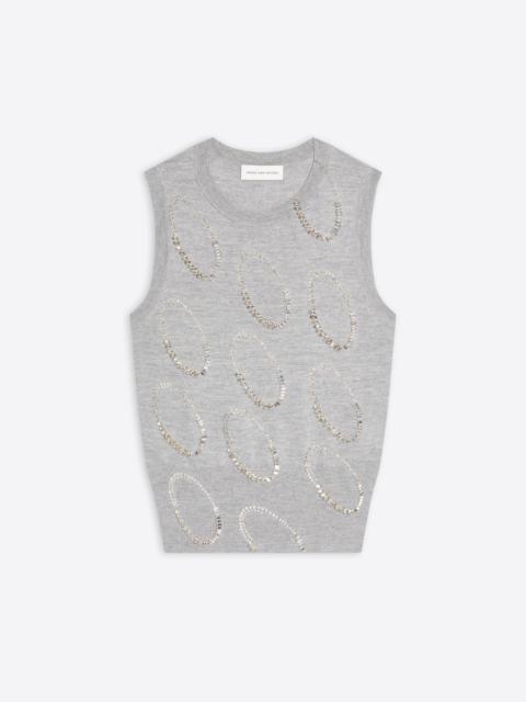 Dries Van Noten EMBROIDERED WOOL SWEATER