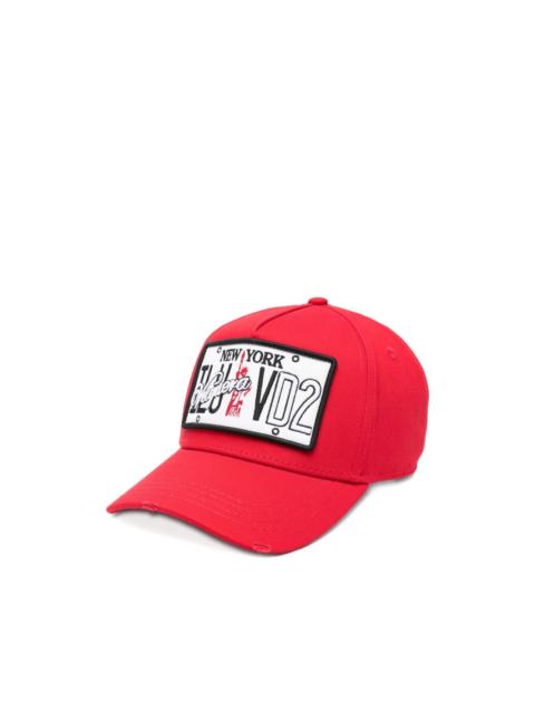 DSQUARED2 logo-patch baseball cap
