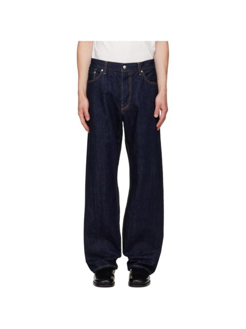 vowels Blue Baggy Jeans