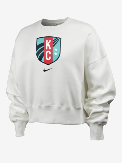 Kansas City Current Phoenix Fleece Nike Women's NWSL Crew-Neck Sweatshirt