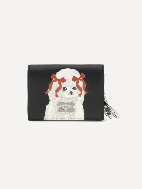 Poodle print Card Holder