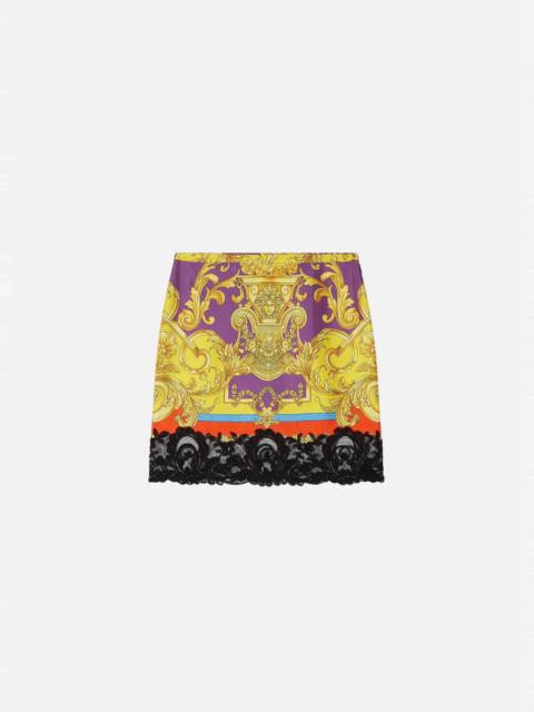 VERSACE Barocco Goddess Silk Skirt