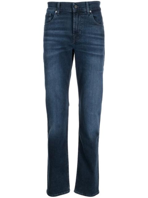 7 For All Mankind straight-leg cotton jeans