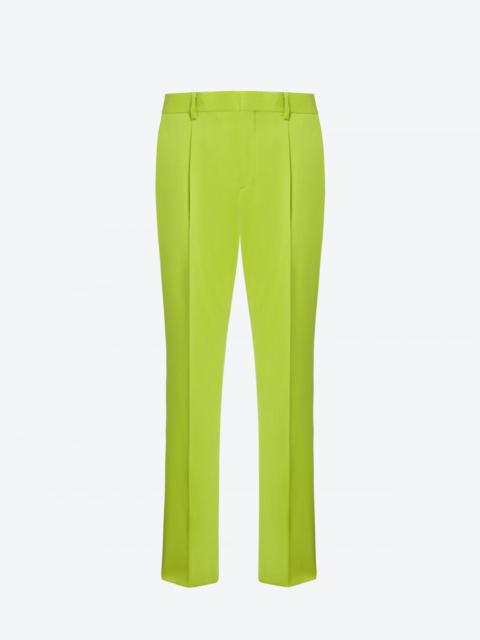 Moschino WOOL CANVAS TROUSERS