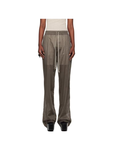 Rick Owens Gray Hollywood Dietrich Drawstring Lounge Pants