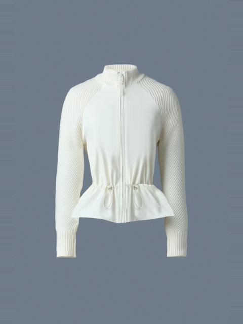MACKAGE JORANE Mixed Media Zip Jacket