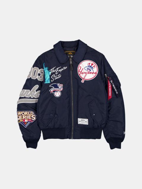 Nike NEW YORK YANKEES X ALPHA X NEW ERA MA-1 COLLARED BOMBER JACKET