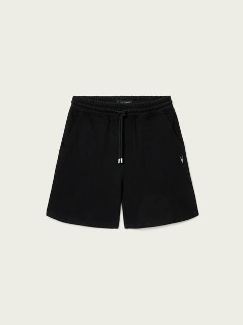 ALLSAINTS ASHER STRAIGHT FIT RAMSKULL SWEAT SHORTS