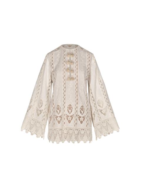 Johanna Ortiz Vision Seeking Mini Dress ivory