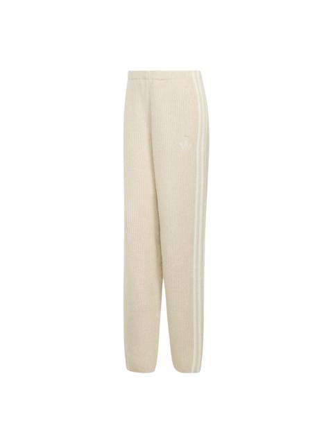 adidas Originals (WMNS) adidas x Jennie Knitted Loose Pants Asia Sizing 'Bliss' LD4963
