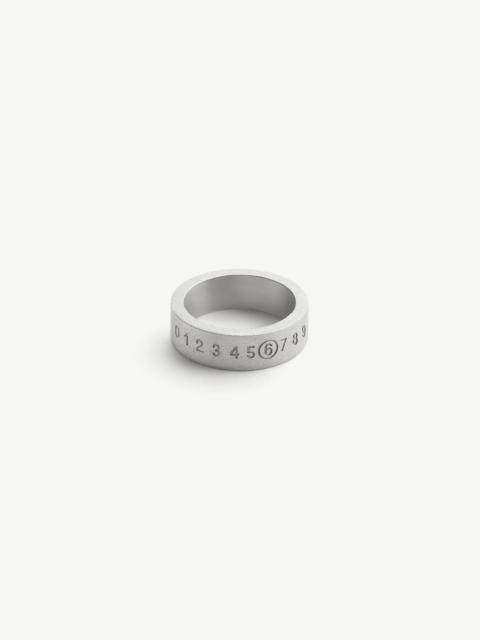 MM6 Maison Margiela Minimal Numeric Signature Ring