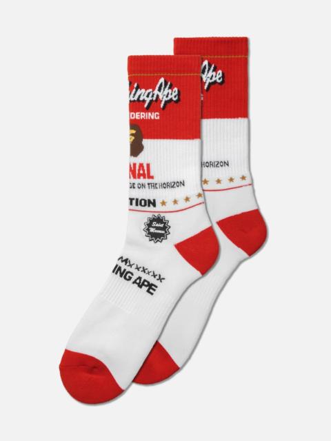 SAINT M×××××× SAINT MXXXXXX X BAPE SOCKS