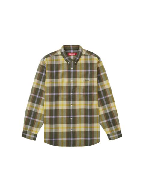 Supreme Supreme Plaid Flannel Shirt (FW23) Green