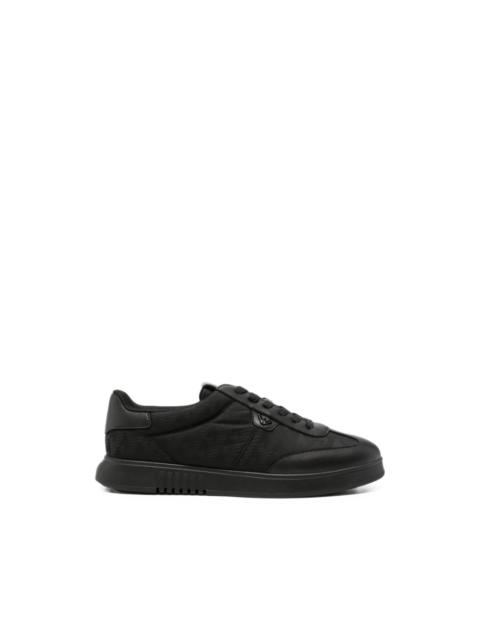 EMPORIO ARMANI logo-print panelled sneakers