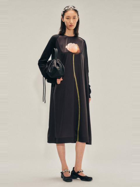 Simone Rocha Poppy Motif Smock Dress