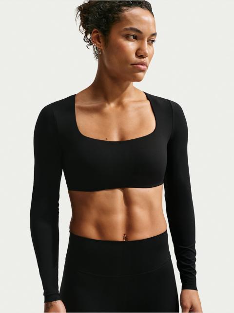 Nike Nike Zenvy Women's Light-Support Padded Long-Sleeve Sports Bra